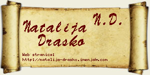 Natalija Draško vizit kartica
